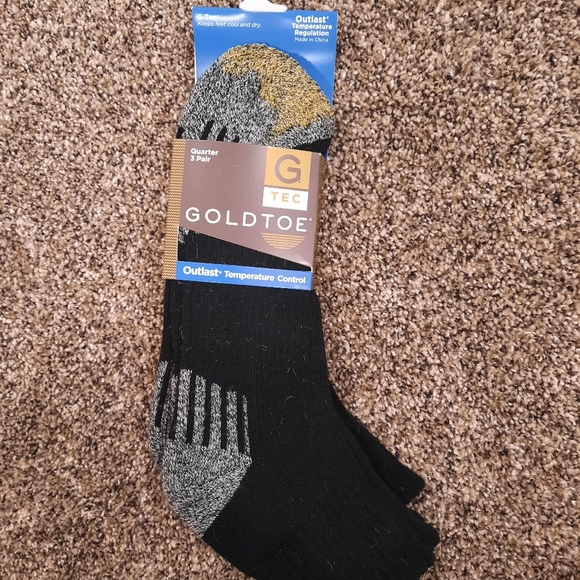 Men's Gold Toe Quarter Socks - Picture 1 of 4